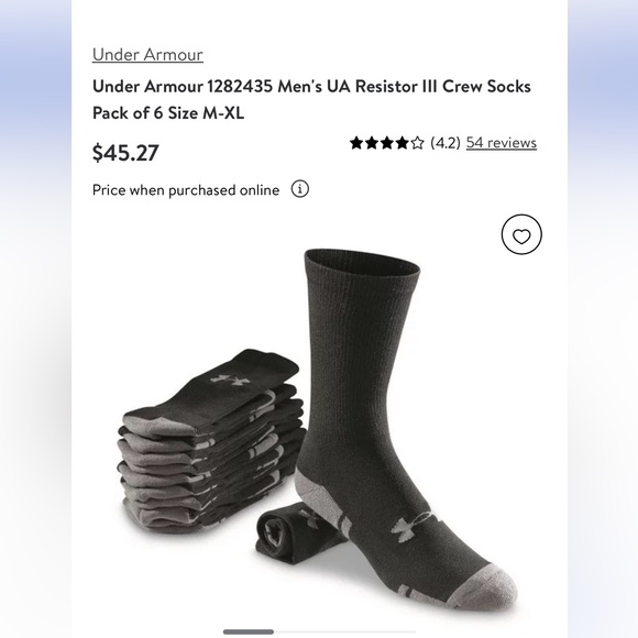 Under Armour Accessories Under Armour Mens Us Resistor Iii Crew